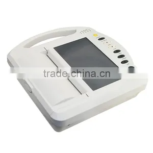 Standard 10 Leads Patient Cable Digital 12 Channel Electrocardiograph ECG Machine EKG-1212A Touch Screen thumbnail-3