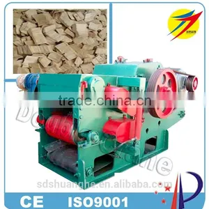 CE Industrial Wood Drum Chipper Machine / Wood Pellet Processing Chipper thumbnail-4