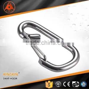 AISI 304 or 316 Stainless Steel Simplified Hook Carabiner Spring Snap Hook thumbnail-1