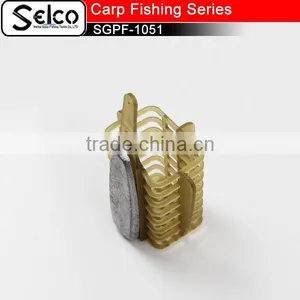 Carp Fishing Tackle Rectangle Plastic Lead Fishing Feeder thumbnail-1