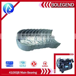 Durable Customizable Agricultural Machine Diesel Engine Spare Parts 4100QB Main Bearing thumbnail-1