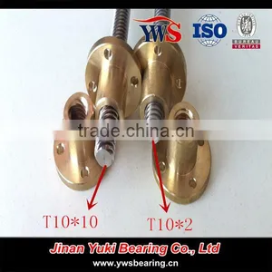 8mm 10mm Lead Screw With Trapezoidal Thread and Brass Nut thumbnail-4