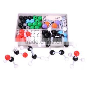 Hot Sale Shool Plastic Atom Molecular Model Kit, Teacher Organic Chemistry Teach Set, Teaching Plastic Balls Chemistry Kits thumbnail-1