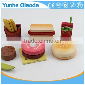 Fun Durable Wooden Food Set for Years of Play Wooden Lunch Set Solid Wood Version thumbnail-6