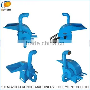 Low Price Wheat Straw Hammer Crusher Machine With High Effective thumbnail-1