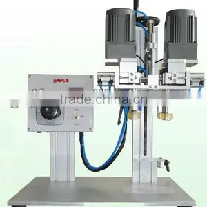 Semi-automatic Hand Button Spray Gun Lock Lid Plastic Bottle Closer Cap Capping Machine thumbnail-3
