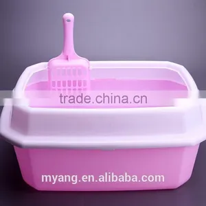 Chinese Cheap Plastic Cat Litter Box,high Quaility Toilet for Cat,easy Clean thumbnail-2