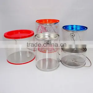 PVC TIN BUCKET WITH METAL HANDLE thumbnail-1