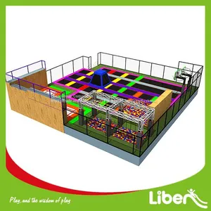 Large Indoor Trampoline Park for Kids thumbnail-1