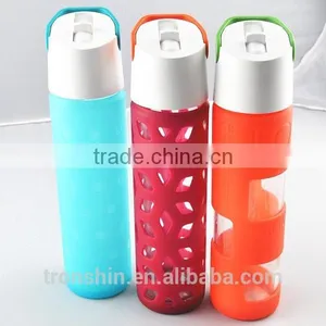 New Style Eco-friendly Anti-slip Food Grade Silicone Sleeves for Sports Water Bottle thumbnail-1