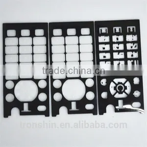Waterproof Over-molding PET Sheet Silicon Rubber Keypad With Silkscreen Printing for Mobile Phone thumbnail-3