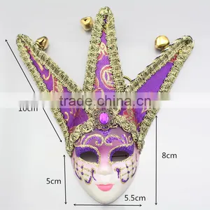 Luxury Gemstone Mini Masks Hand Drawing Venetian Masquerade Party Decoration thumbnail-3
