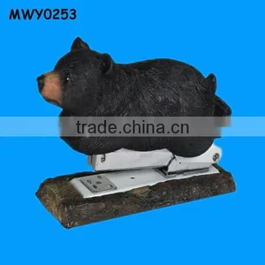 Cool Office Stationery Black Bear Animal Shape Stapler thumbnail-1