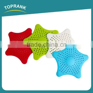 Toprank New Cute Home Living Floor Drain Hair Stopper Bath Catcher Sink Strainer Sewer Filter Plastic Shower Drain Cover thumbnail-1