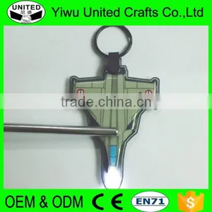 2016 Soft Pvc Printing Pvc Led Keychain With Logo thumbnail-2