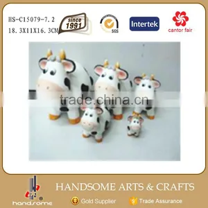 Decorative Ceramic Cow Money Bank Coin Boxes for Kids thumbnail-1