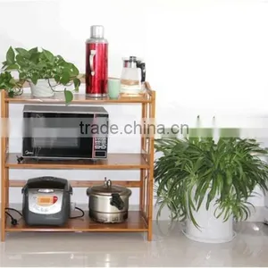 Design Kitchen Racks, Kitchen Rack for Microwave Woven, Bamboo Rack Set thumbnail-2
