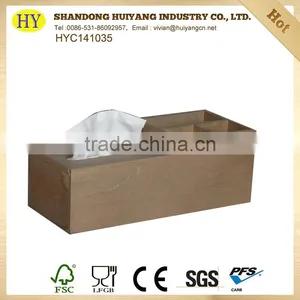 Cheap Unfinished Wholesale Wood Tissue Box thumbnail-3