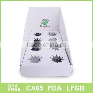 White Small Corrugated Paper Folding Box thumbnail-1