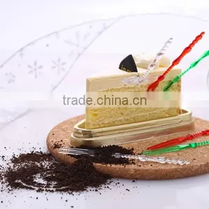 Useful Plastic 50pcs Cake Forks Set/ Disposable Plastic Fruit Forks/single Use Plastic Forks for Picnic thumbnail-1