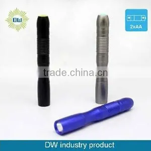 Long Black/blue/silver Pen Style Led Torch Lighter thumbnail-1