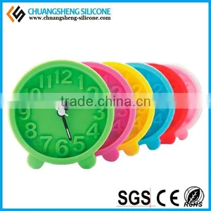 Round Silicone Clock ,time Clock, Table Clock thumbnail-4