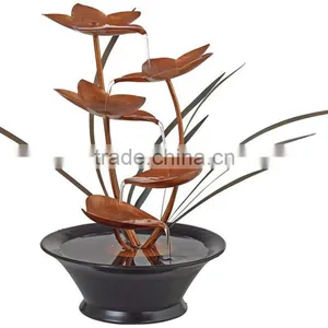 Flower Indoor Tabletop Water Fountain thumbnail-1