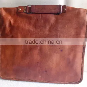 High Quality Handmade Vintage Pure Goat Leather Doctor Briefcase thumbnail-2