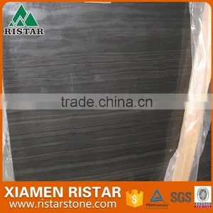 Chinese Black Wooden Vein Marble With Vein Cut and Cross Cut thumbnail-1