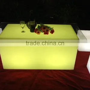 Led Bar Furniture,club Bar Table Chair/Led Cuboid Bar Table thumbnail-5