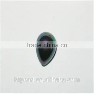 Wholesale 14-19mm Black Raindrop Shell Pearl Beads thumbnail-1