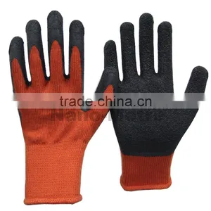 NMSAFETY 7g Nappy Liner Coated Latex Garden Gloves Working Gloves thumbnail-1