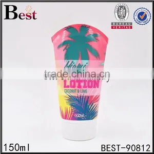 150ml Colorful Cosmetic Tubes Wholesale Screw Cap Plastic Tubes for Cosmetics thumbnail-1