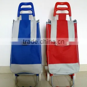 New Style Promotinal Trolley Shopping Bag With Wheels for Fair thumbnail-2
