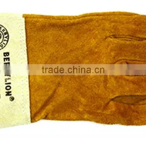 Berrylion Tools Cow Split Softtextile Short Leather Gloves thumbnail-3