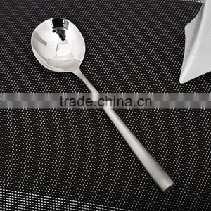 LFGB Stainless Steel Kitchen Utensil Korea Round Spoon HT62 thumbnail-4
