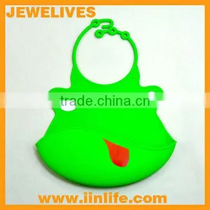 2013 Silicone Frog Baby Bib With Crumb Catcher thumbnail-1