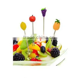 Cheap Birdie Fruit Fork Stainless Steel Fruit Fork With Holder thumbnail-1