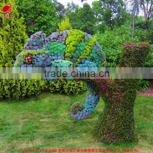 Hot Sale New Design Artificial Milan Grass Animal Boxwood for Decoration thumbnail-1