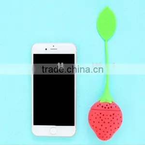 Super Cute Fantastic Strawberry Design Silicone Tea Infuser Strainer Teapot Teacup thumbnail-5