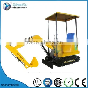 2016 Hot Selling Amusement Kid Game Kids Coin Operated Kids Electronic Toy Excavator for Sale thumbnail-1