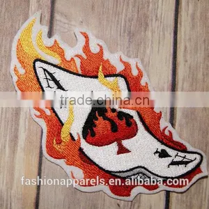Custom Dice & Card Embroidered Patch for Clothes Embroidery Patch Made in China Choose Size/color thumbnail-2