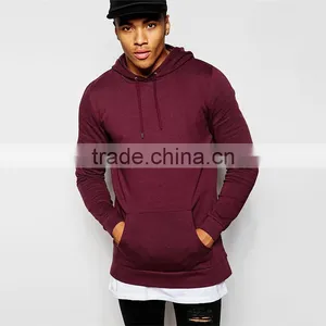 Wholesale 100% Cotton Hoodie High Quality Cheap Plain Hoodies thumbnail-1