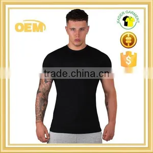 Men's Slim Fit Bodybuilding Fitness t Shirt Wholesale 2015 thumbnail-1