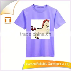 Hot!2016 Fashion Kids Plain T-shirts Printing New Design thumbnail-1