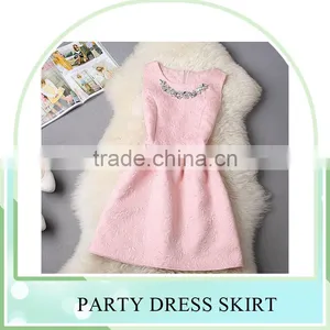 Promotional ! 2016 Summer Style Printing Dress Skirt, Women Sleeveless Party Dresses, Custom Women Dress thumbnail-3