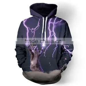 Bulk Pullover Custom Sublimation 3D Printing Branded Designer Fashion Man Hoody thumbnail-4
