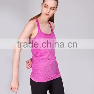 OEM Service Women Seamless Vest Gym Tank Tops,seamless Camisole for Lady thumbnail-1