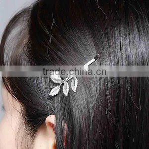 New Fashion Hair Clips Leaf Silver Tone 6.7cm - 6.5cm X3.2cm thumbnail-3