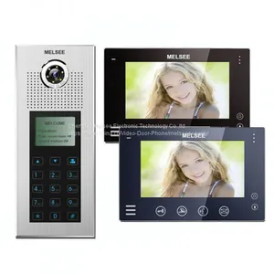 Cat5/Ethernet Cable 2 Apartments Video Door Phone With Name List Operation English/Turkish/Spanish/French Language Avail thumbnail-4